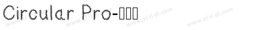 Circular Pro字体转换